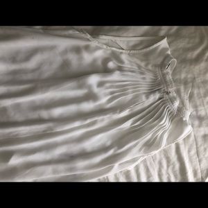 Pleated sleeveless top business casual